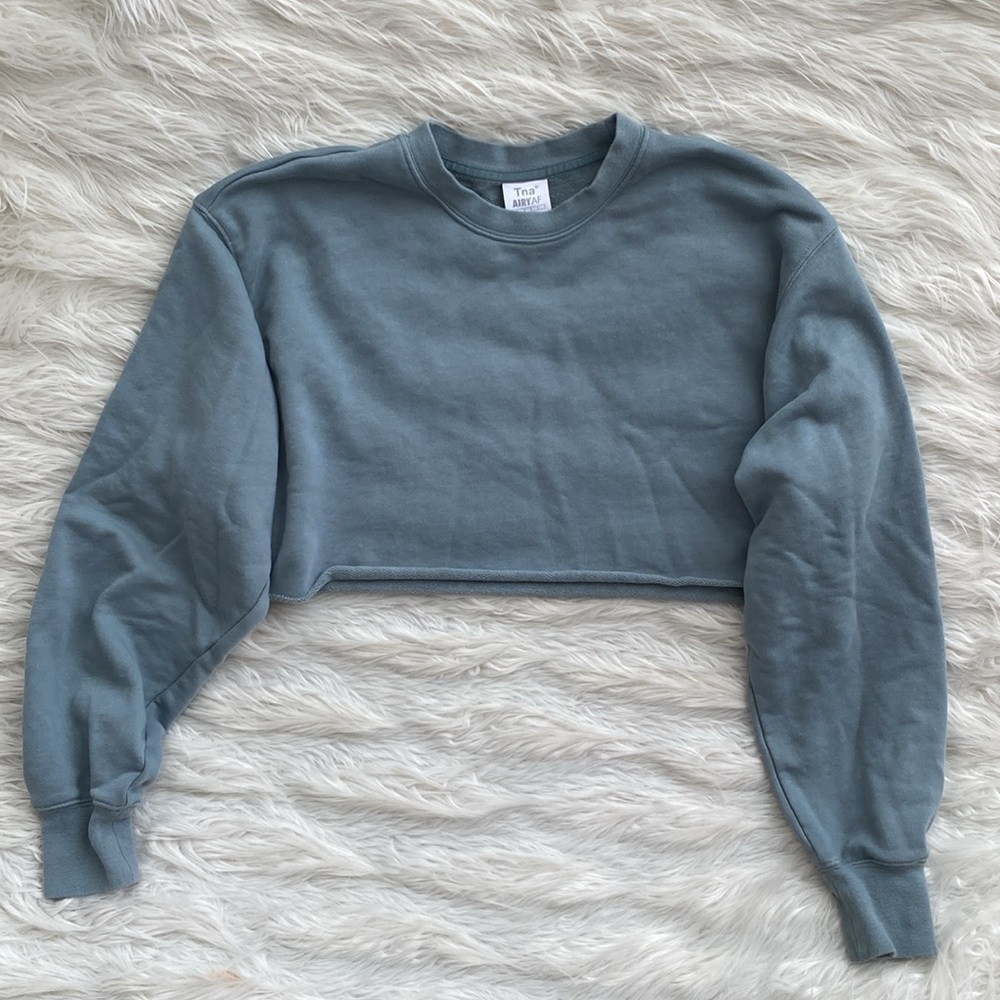 TNA Blue Crew Neck Sweater